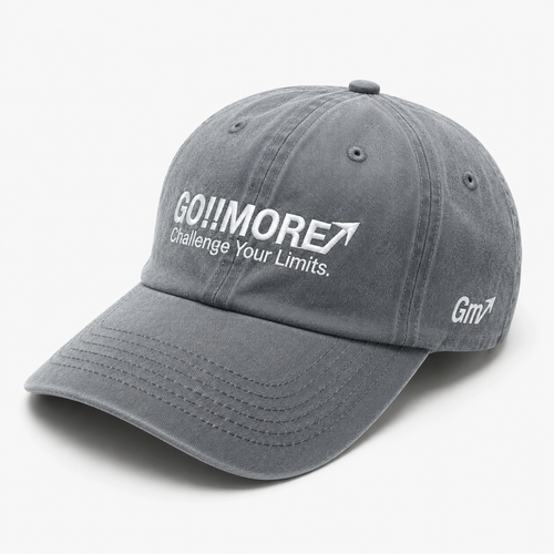 GO!!MORE↗ Signature Washed Cap
