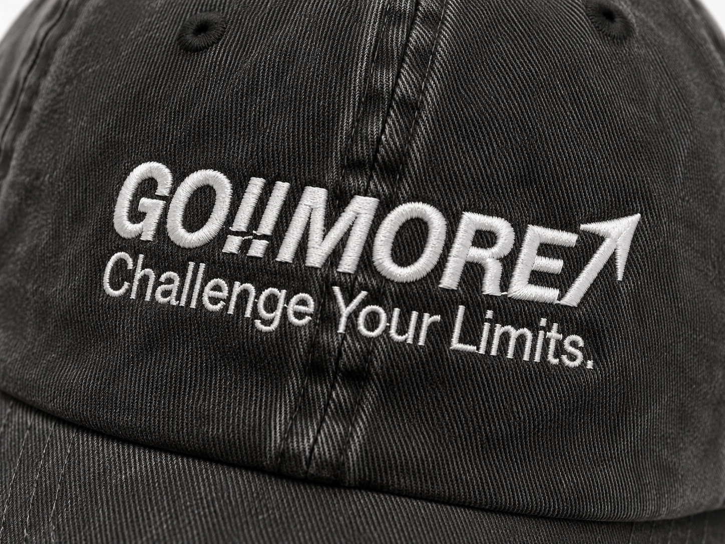 GO!!MORE↗ Signature Washed Cap