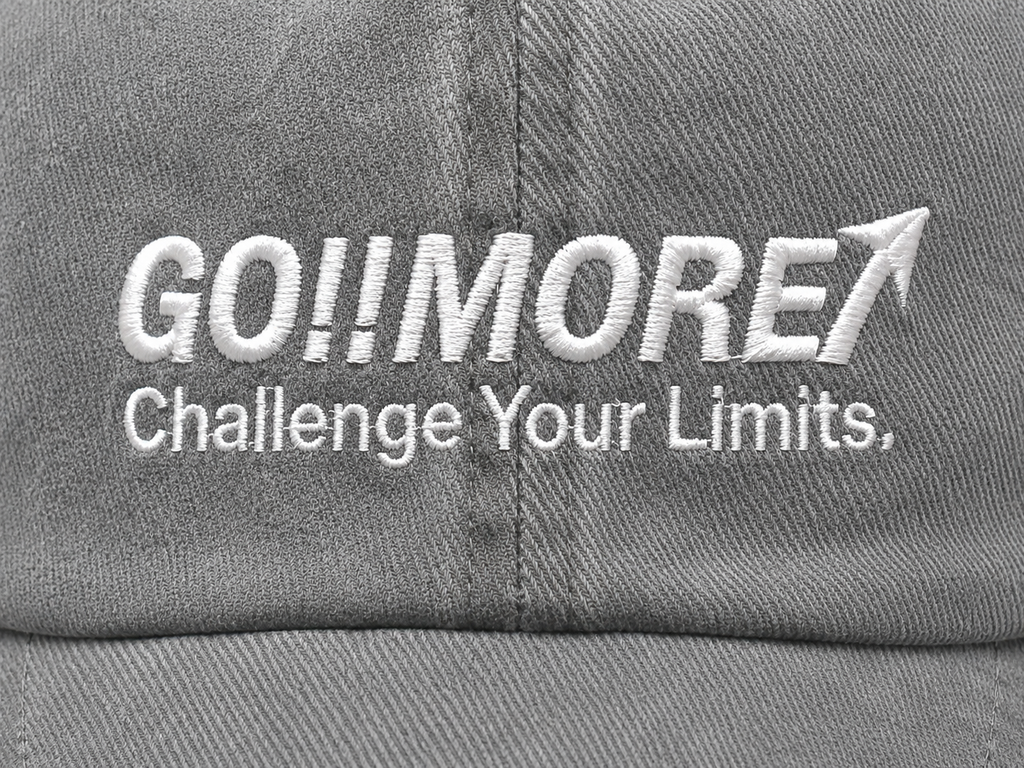 GO!!MORE↗ Signature Washed Cap