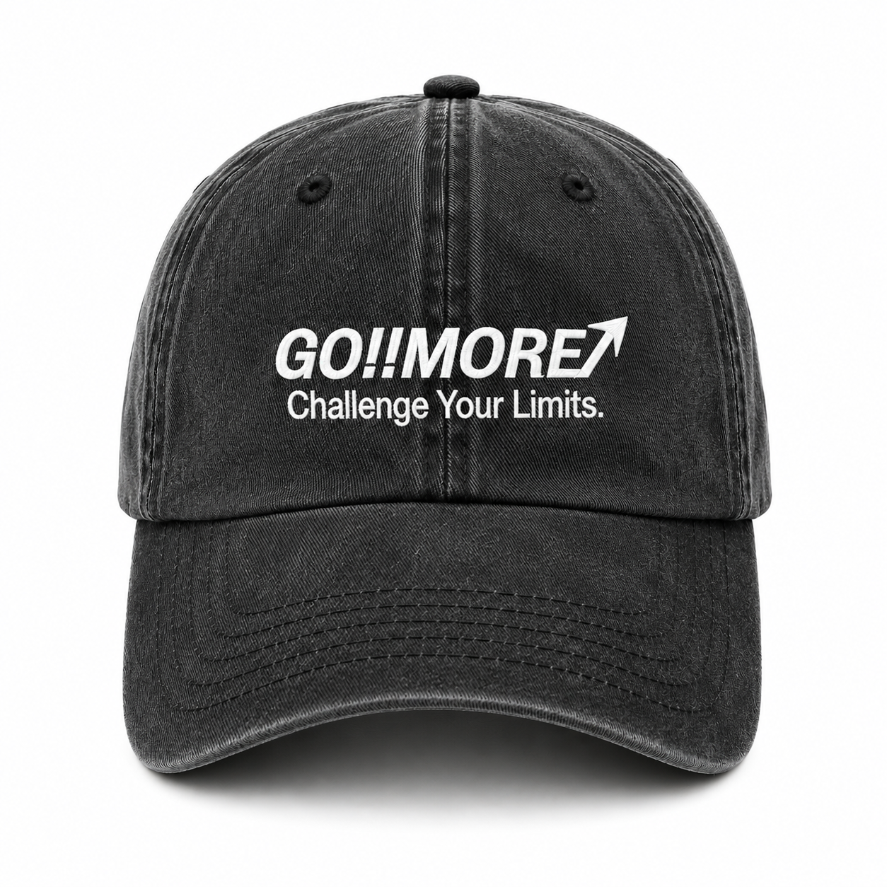 GO!!MORE↗ Signature Washed Cap