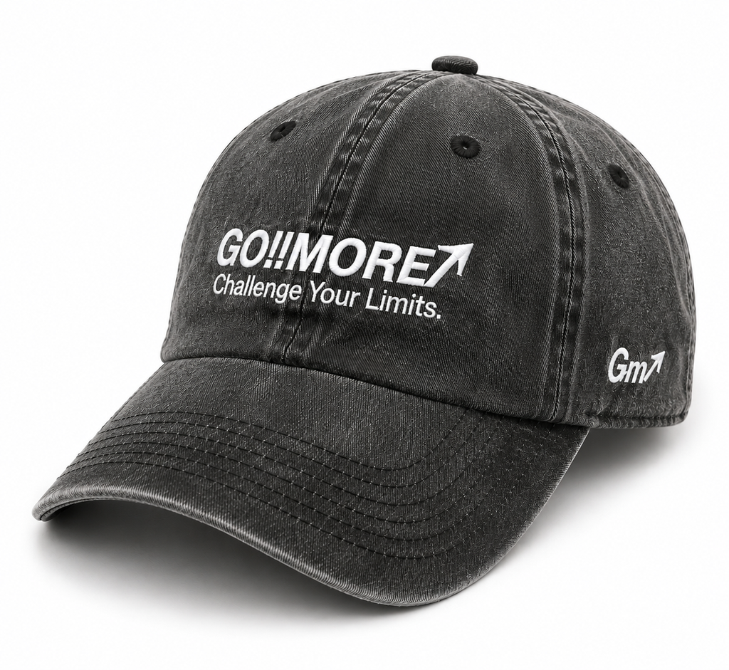 GO!!MORE↗ Signature Washed Cap