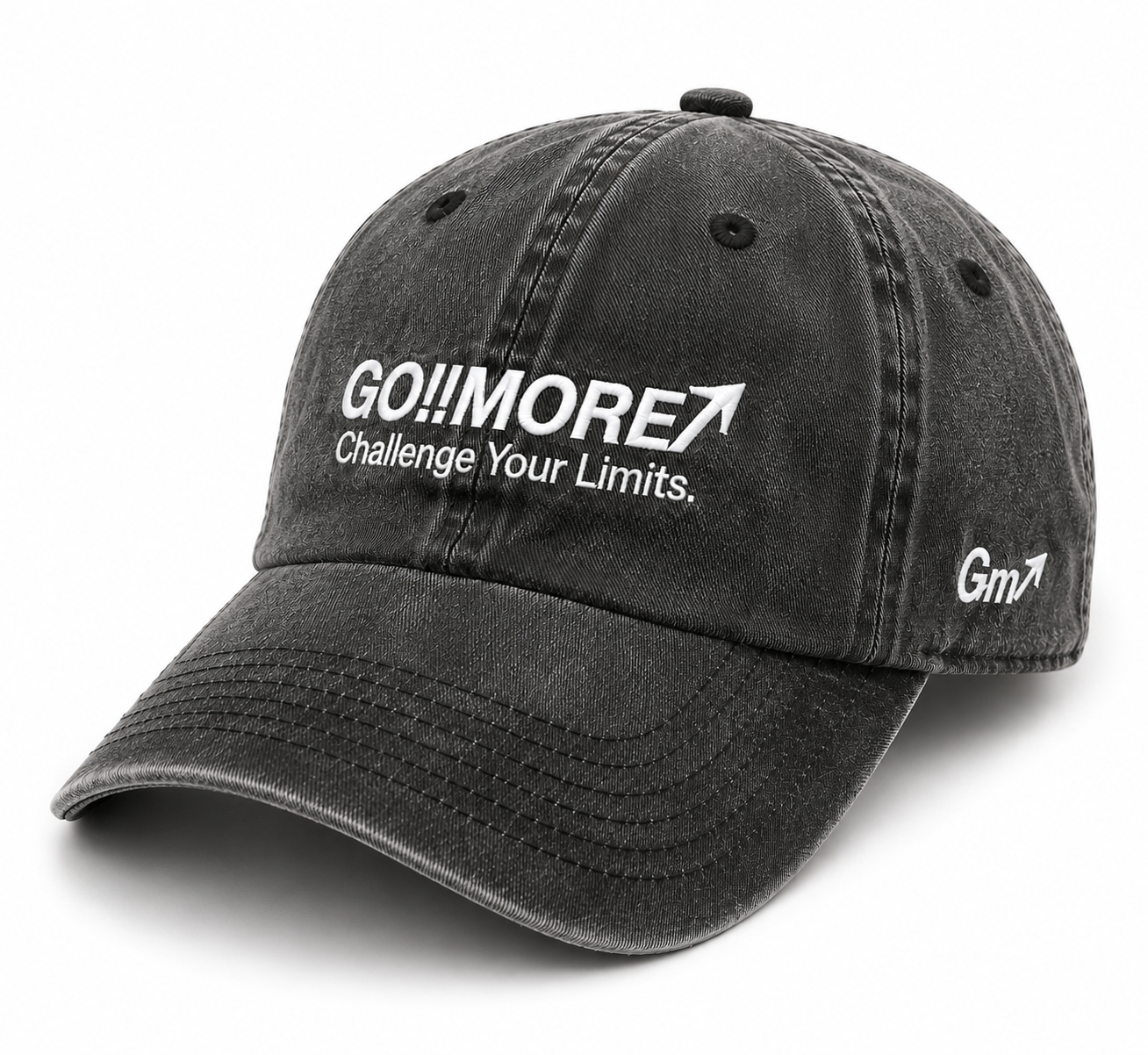 GO!!MORE↗ Signature Washed Cap